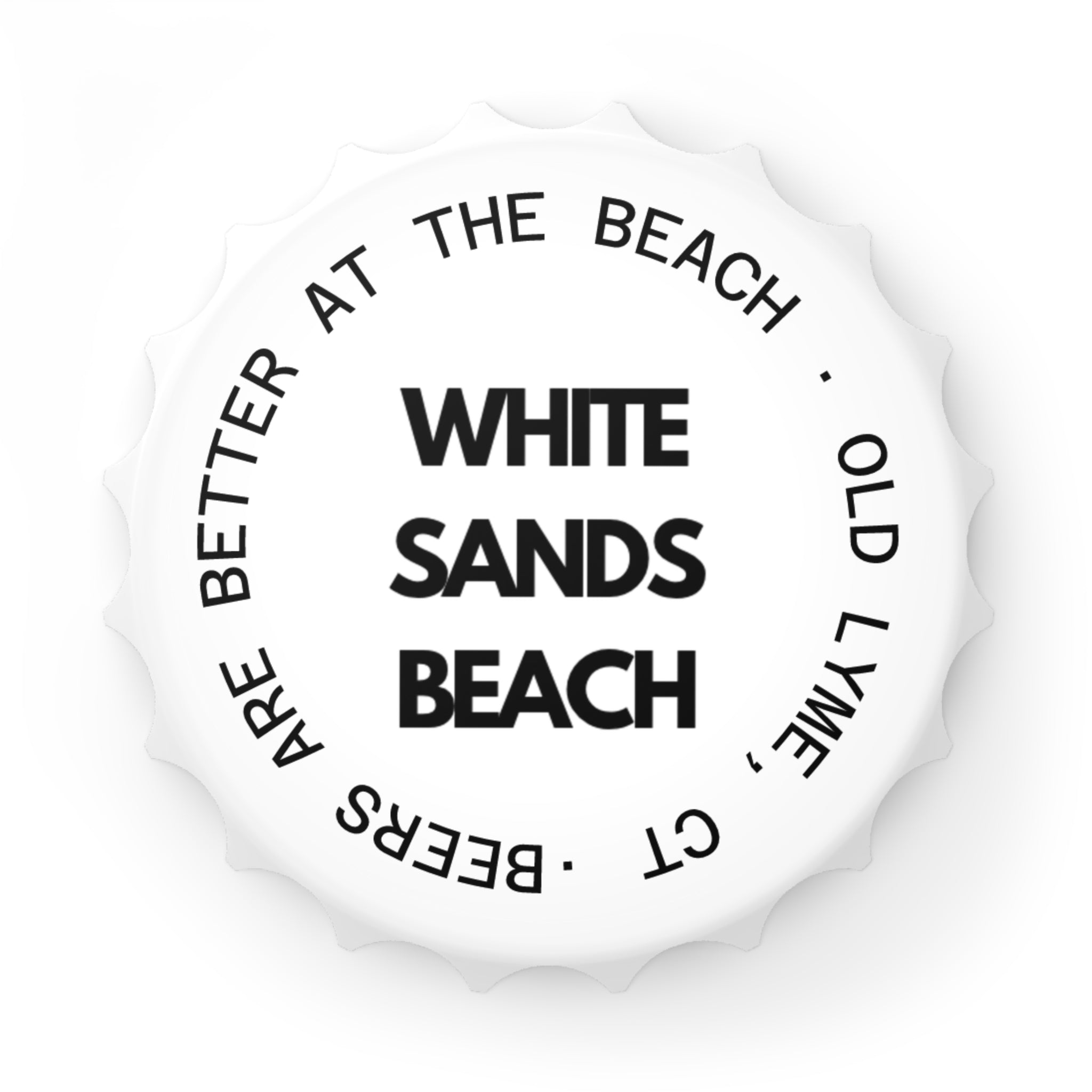 Bottle Opener and Magnet "Beers Are Better At The Beach"- Summer Party Accessory, Unique Gift for Beer Lovers, Coastal Decor, Perfect for BBQs and Celebrations