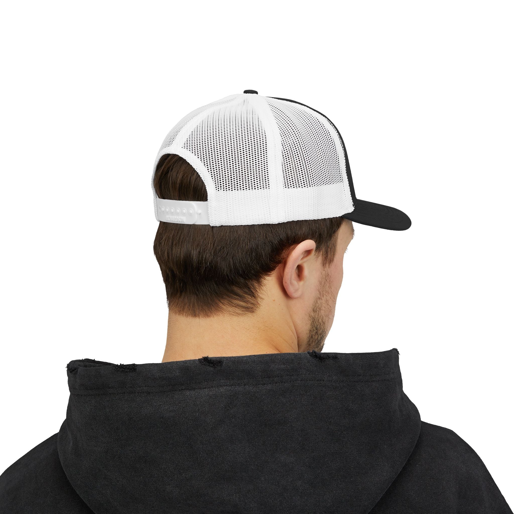"White Sands Beach" - Snapback Trucker Cap - Perfect for Summer, Vacation, or Outdoor Events, Casual Style, Unisex Accessories, Gift Idea