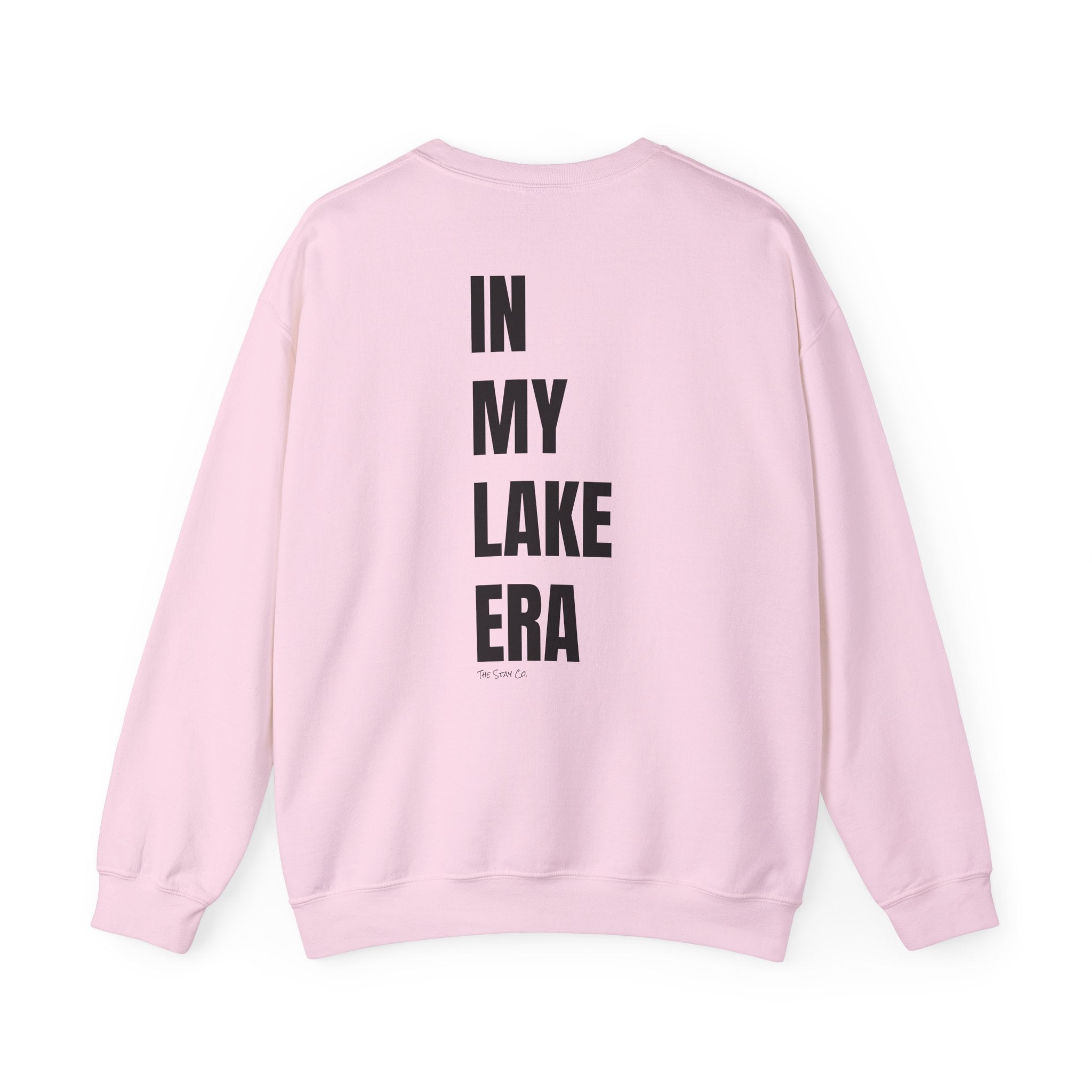 Adult- "Born for this"- (Front)  "In My Lake Era" (Back)- Black Writing- Unisex Crewneck Sweatshirt
