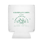 Champs & Camps-Candlewood Lake - Last Trail before the Veil- Stylish Outdoor Can Cooler Sleeve, Perfect for Camping, Beach Days, Parties, Gifts for Outdoors Enthusiasts, Wedding Favors