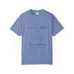 Matching shirt- "Nauti Crew-Best Mates" T-shirt, Unisex Garment-Dyed Tee for Bachelorette and Wedding Parties by the Lake-Perfect for Summer Vacations, Boating Trips, Family Gatherings