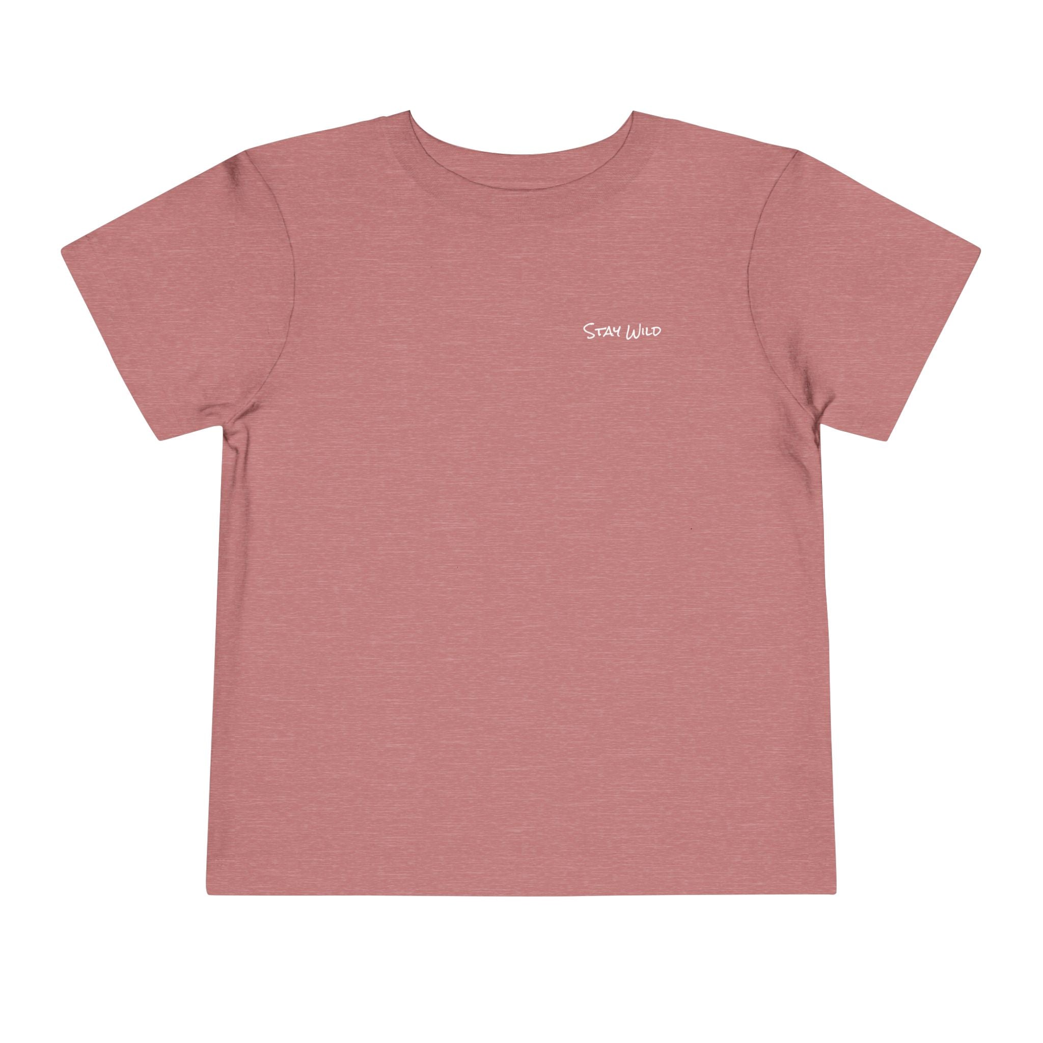 Toddler - "Stay Wild" (Front) - "Stay Wild Lake Child" (Back) -Short Sleeve Tee