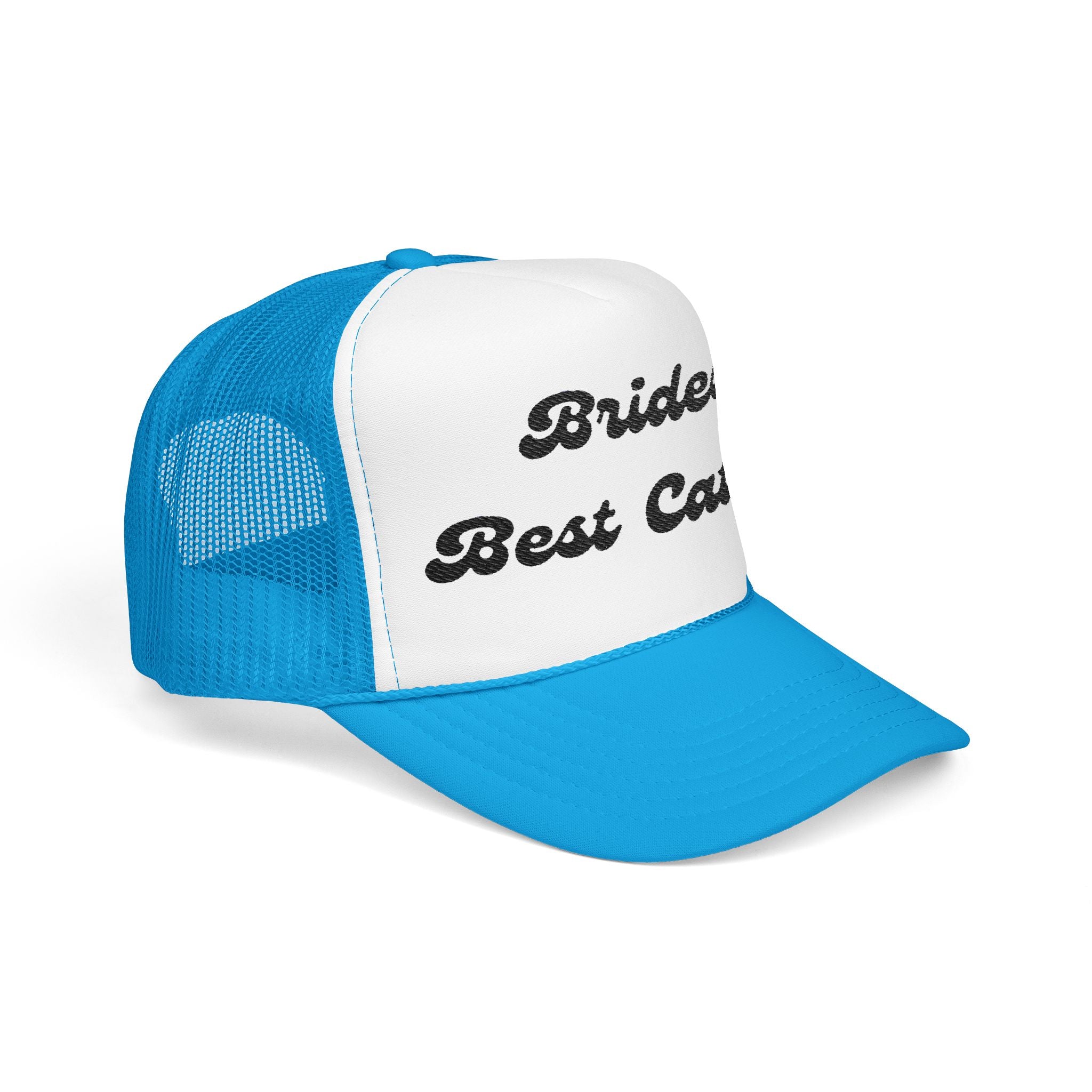 "Brides Best Catch" -Foam Trucker Hat – Embroidered- Perfect for Bachelorettes and Wedding Parties