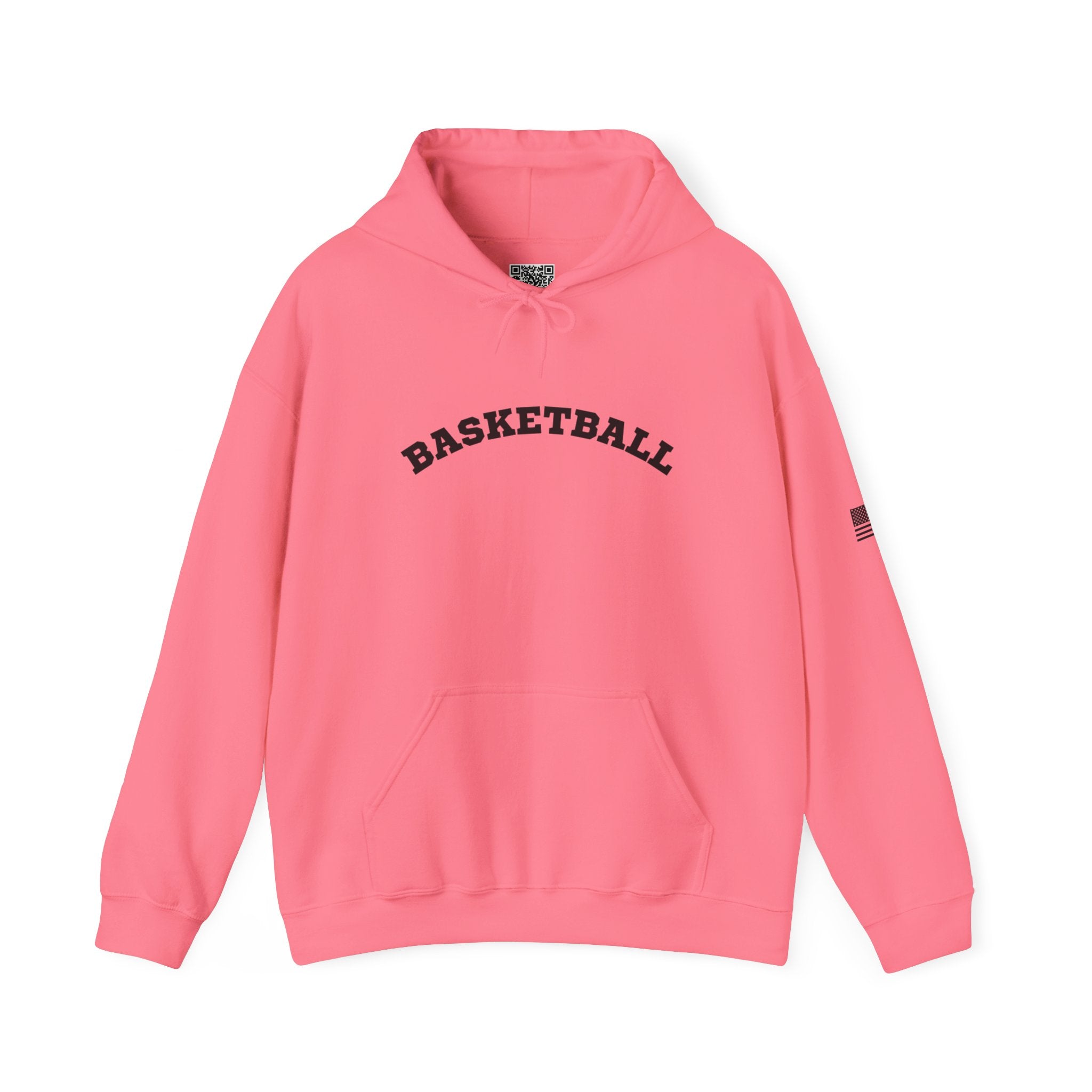 Adult Unisex Hoodie - "Basketball" -Choose Your Color- Cozy Sweatshirt for Fans or Parents, Unisex Sports Apparel, Perfect Gift for Game Day, Casual Wear for Athletes