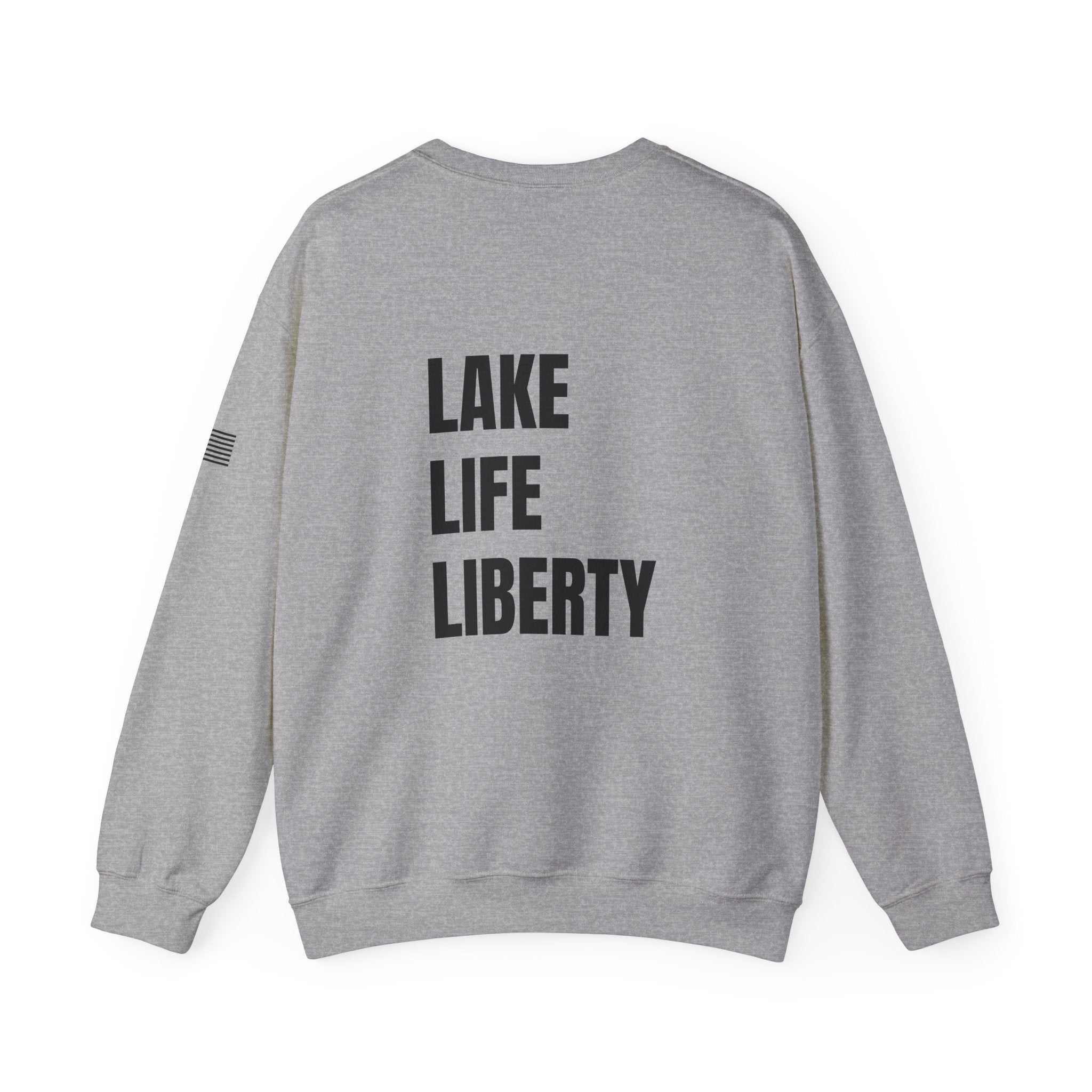 Lake Life Liberty, 'Merica Crewneck Sweatshirt