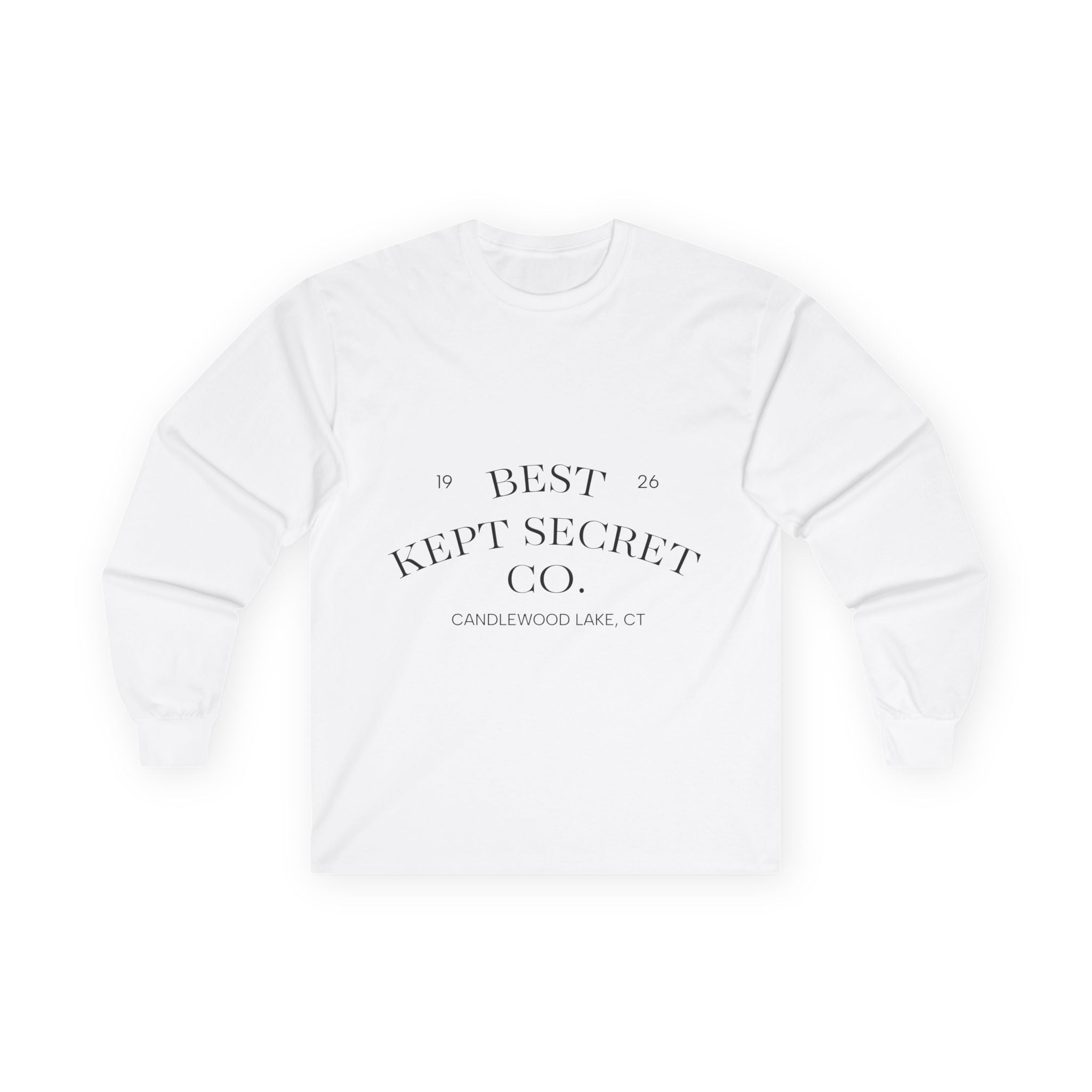 Adult- Best Kept Secret-Long Sleeve Tee for Candlewood Lake Lovers