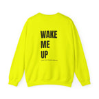Adult- Teacher Crew Neck " Do Not Disturb" (Front)  "Wake Me Up- When September Begins" (Back) -Crewneck Sweatshirt, Cozy Fall Apparel, Unisex Gift, Casual Style, September Vibes, Seasonal Fashion