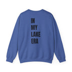 Adult- "Born for this"- (Front)  "In My Lake Era" (Back)- Black Writing- Unisex Crewneck Sweatshirt