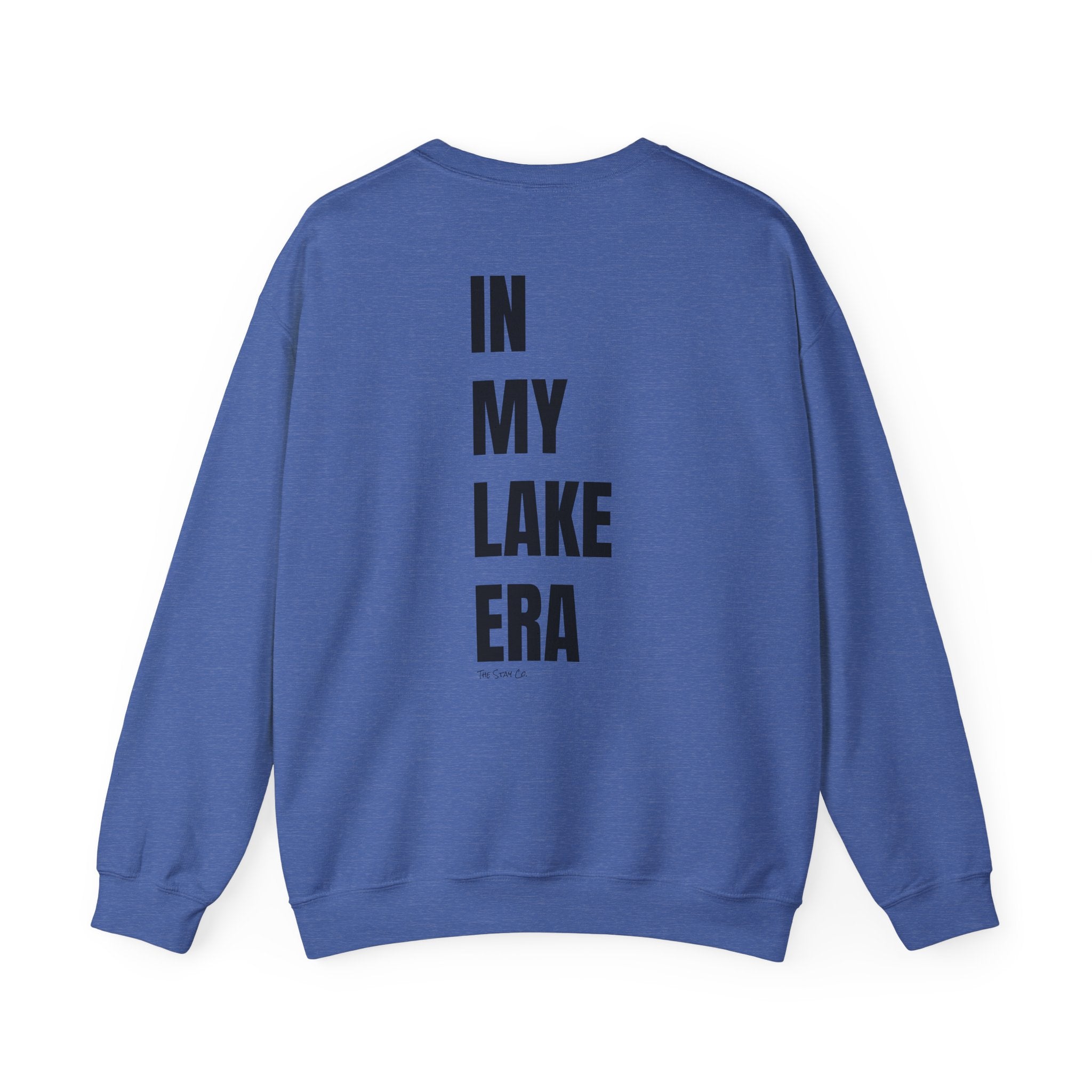 Adult- "Born for this"- (Front)  "In My Lake Era" (Back)- Black Writing- Unisex Crewneck Sweatshirt