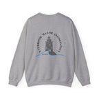 Adult Crewneck-Saybrook Manor with Logo on Back- Black Writing