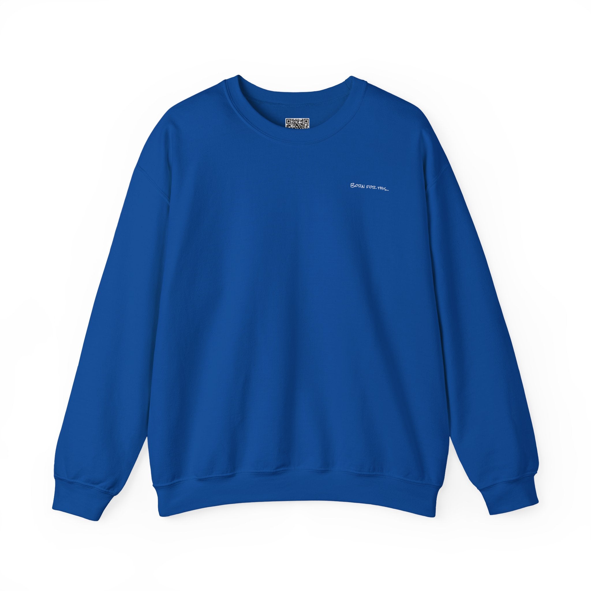 Adult- "Born for this"- (Front)  "In My Lake Era" (Back)- White Writing- Unisex Crewneck Sweatshirt
