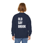 Youth-(XS-XL) Old Saybrook Crewneck With Association Logo On Front- White Writing