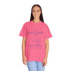 Matching shirt- "Nauti Crew-Best Mates" T-shirt, Unisex Garment-Dyed Tee for Bachelorette and Wedding Parties by the Lake-Perfect for Summer Vacations, Boating Trips, Family Gatherings