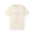 Matching "The Bach Club -Last Splash- Candlewood Lake" -T-Shirt in Pink Writing- Choose a Color- Perfect for Bachelorette and Wedding Parties- Unisex Vacation Top, Sailor Humor Apparel