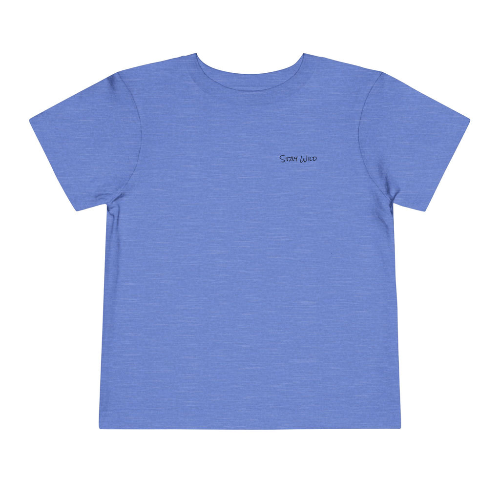 Toddler (2T-5T)- "Stay Wild" (Front) "Walk. Run. Wakeboard." (Back) -Short Sleeve Tee
