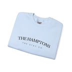 Adult- "The Hamptons" - Black Writing- Crewneck Sweatshirt