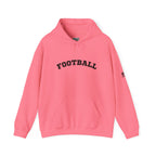Adult Unisex Hoodie - "Football"  Cozy Sweatshirt for Fans or Parents, Unisex Sports Apparel, Perfect Gift for Game Day, Casual Wear for Athletes