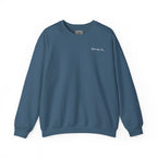 Adult- "Return To" (Front) - "Old Saybrook" (Back) -White Writing -Unisex Crewneck Sweatshirt