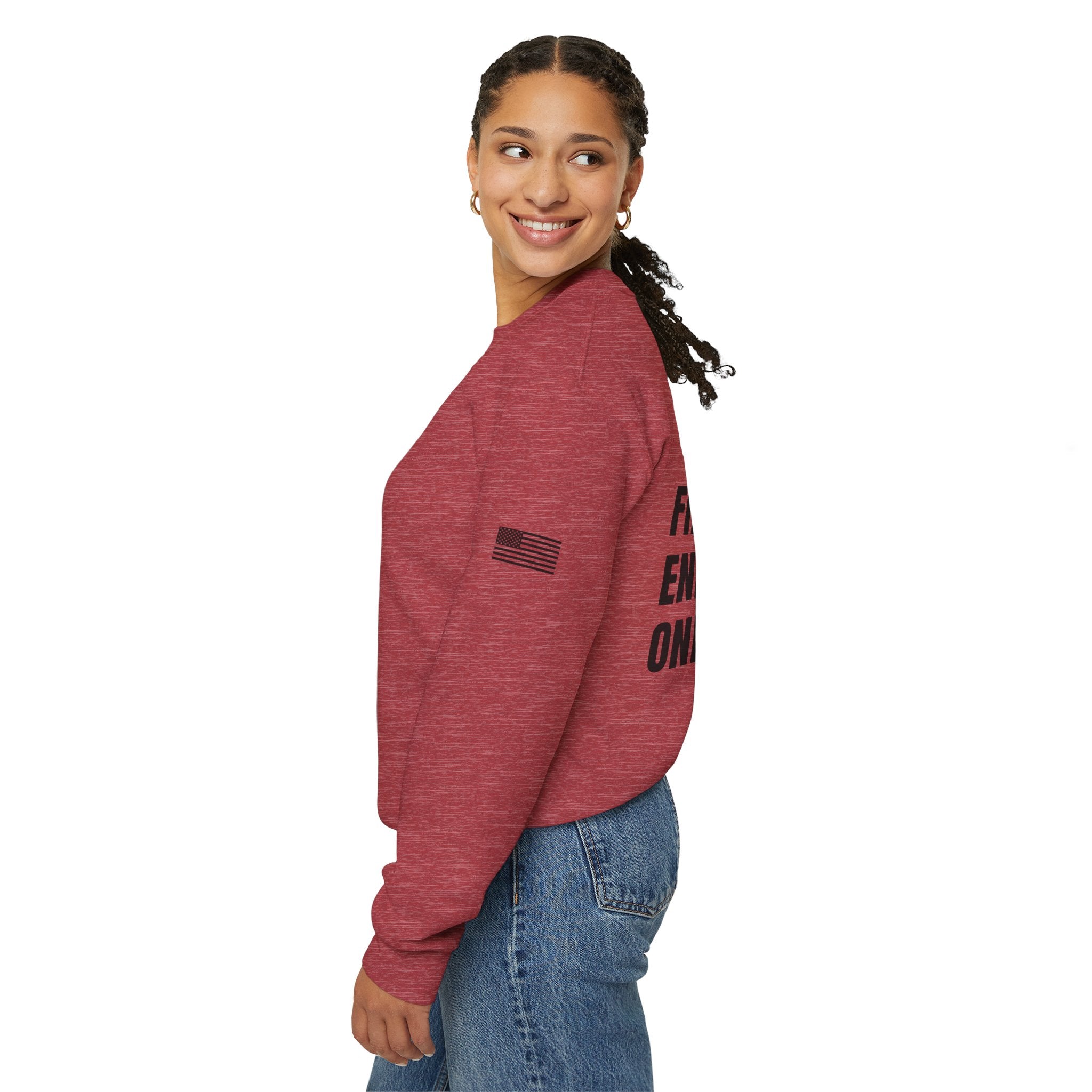 Firecracker Energy Only, 'Merica Crewneck Sweatshirt