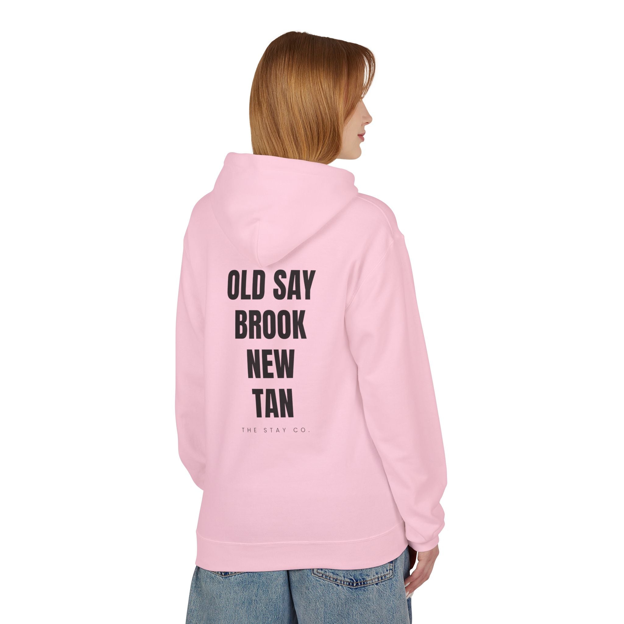 Adult- "Out Of Office" (Front) "Old Saybrook New Tan" (Back) - Hoodie