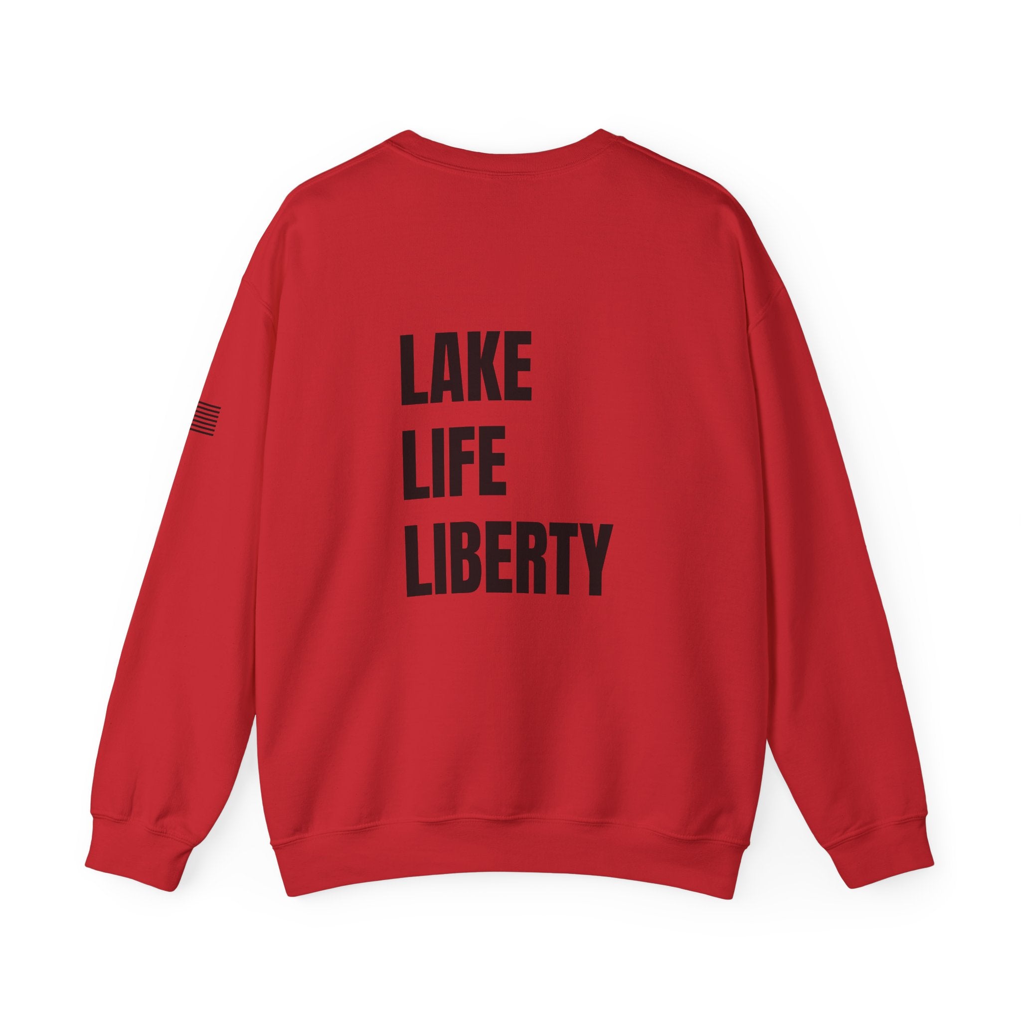 Lake Life Liberty, 'Merica Crewneck Sweatshirt