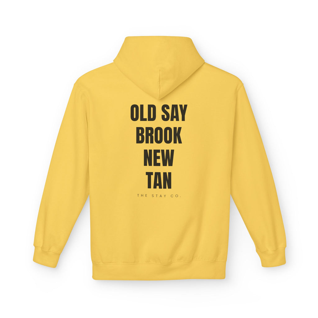 Adult- "Out Of Office" (Front) "Old Saybrook New Tan" (Back) - Hoodie