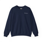 Adult- "Return To" (Front) - "Old Saybrook" (Back) -White Writing -Unisex Crewneck Sweatshirt