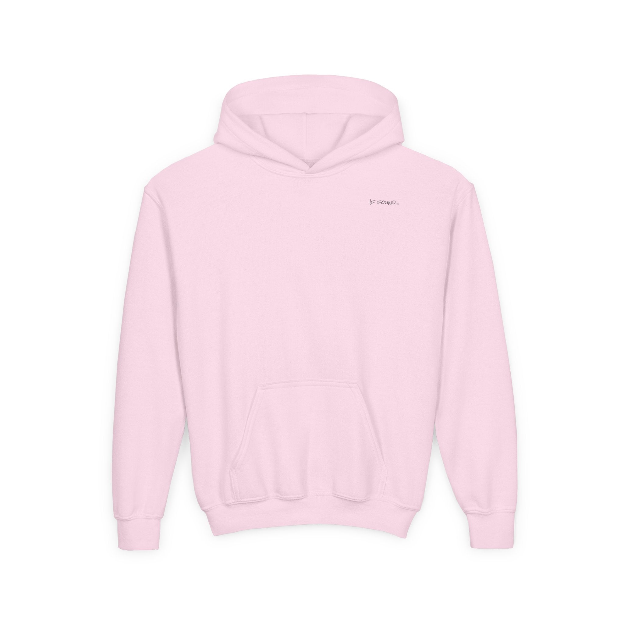 Youth- If Found (Front) -Just Add Water (Back) -Hooded Sweatshirt - Cozy and Fun for Water Kids
