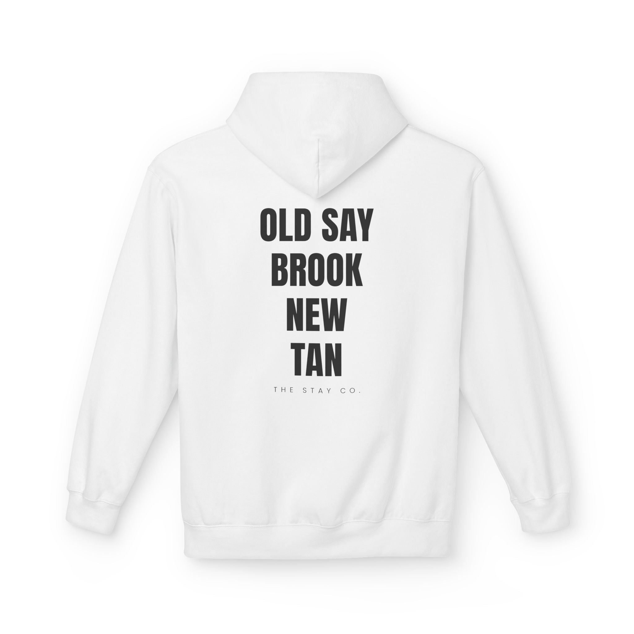 Adult- "Out Of Office" (Front) "Old Saybrook New Tan" (Back) - Hoodie