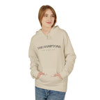 Adult-The Hamptons - Black Writing Hoodie