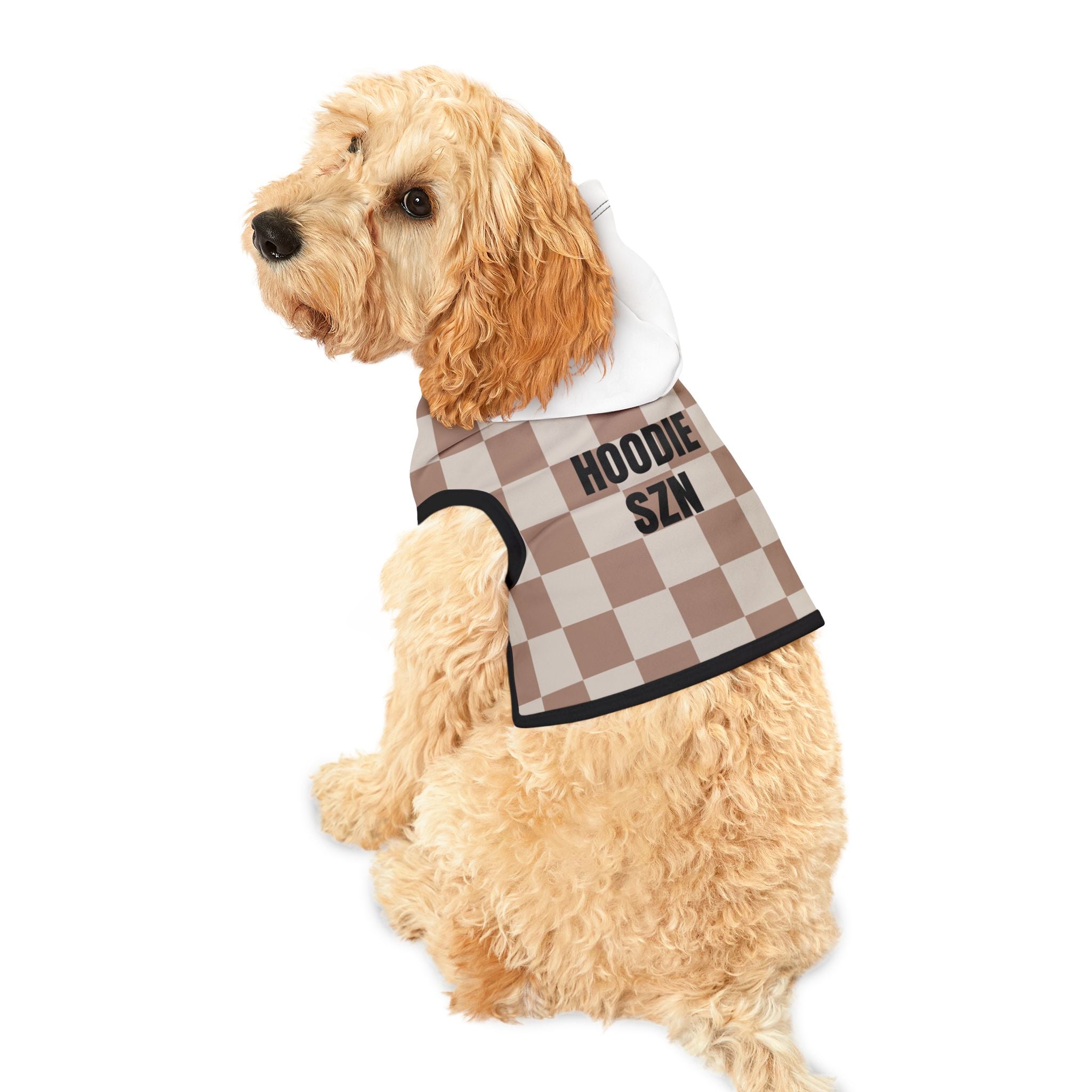 Dog Hoodie- "Hoodie SZN" Stylish Dog Apparel, Cute Pet Clothing, Fashionable Canine Hoodie, Dog Lover Gift, Pet Birthday Outfit