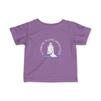 Infant (6M-24M)- Saybrook Manor Association Logo On Front  "MILK. NAP. SAYBROOK. REPEAT." (Back) in White Writing