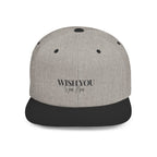 Embroidered Snackback Cap-"Wish You Were Here"- Casual Hat, Outdoor Apparel, Summer Fashion, Gift for Him/Her, Festival Accessory