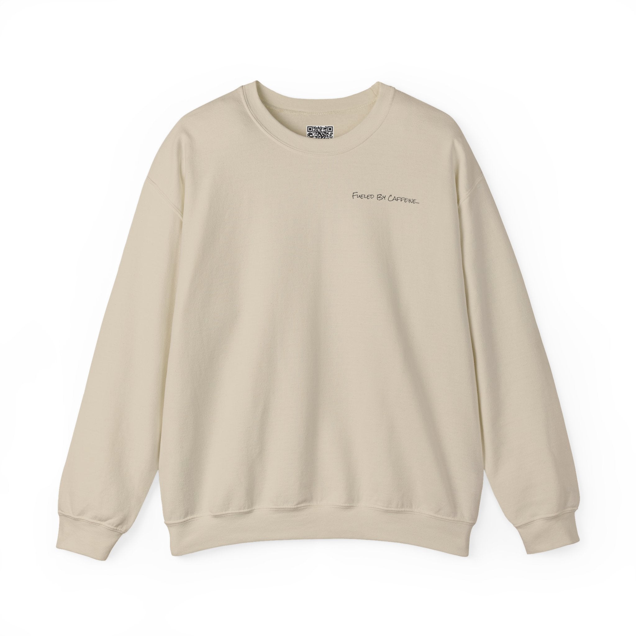 Adult- Teacher Crew Neck "Fueled By Caffeine"- "Lesson Plans & Latte Cans" -Crewneck Sweatshirt, Cozy Fall Apparel, Unisex Gift, Casual Style, September Vibes, Seasonal Fashion