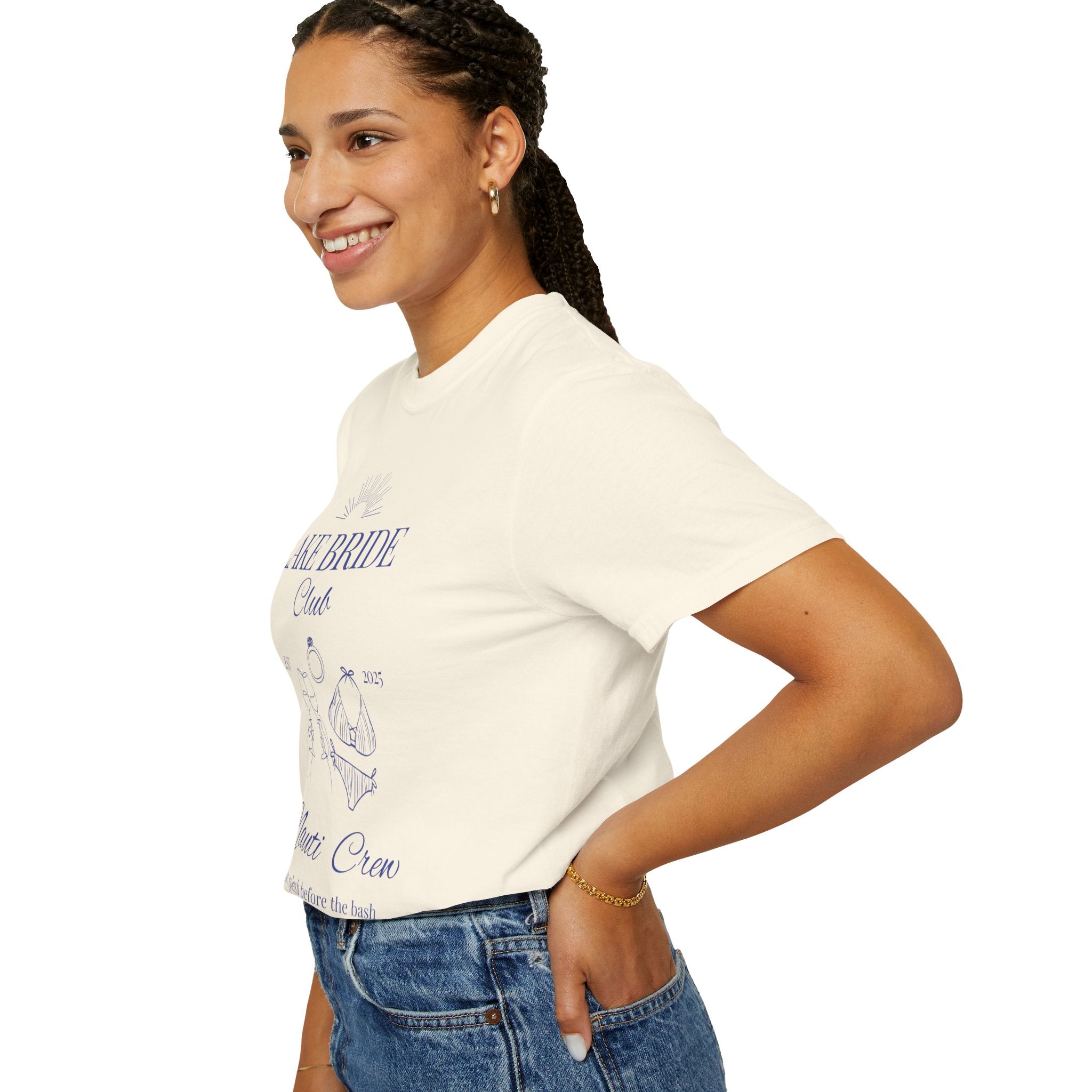 "Lake Bride Club" Unisex-Dyed T-Shirt, Nautical Bachelorette or Wedding Tee, Lake Bride Shirt, Bachelorette Party Gift, Summer Vacation Wear, [...]