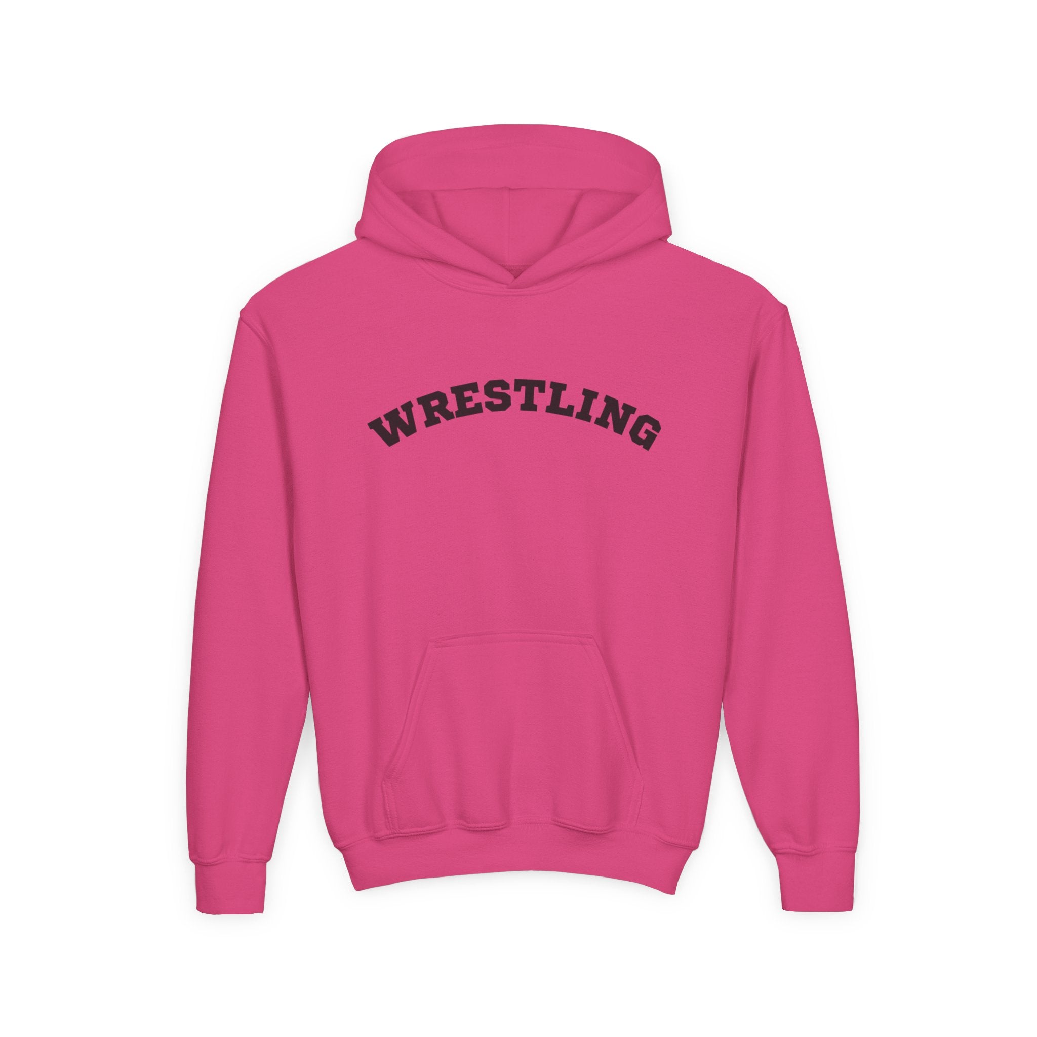 Youth Hoodie "Wrestling" - Choose Your Color- -Sports Apparel, Gift for Young Athletes, Team Spirit, Cozy Sweatshirt, Game Day Ready