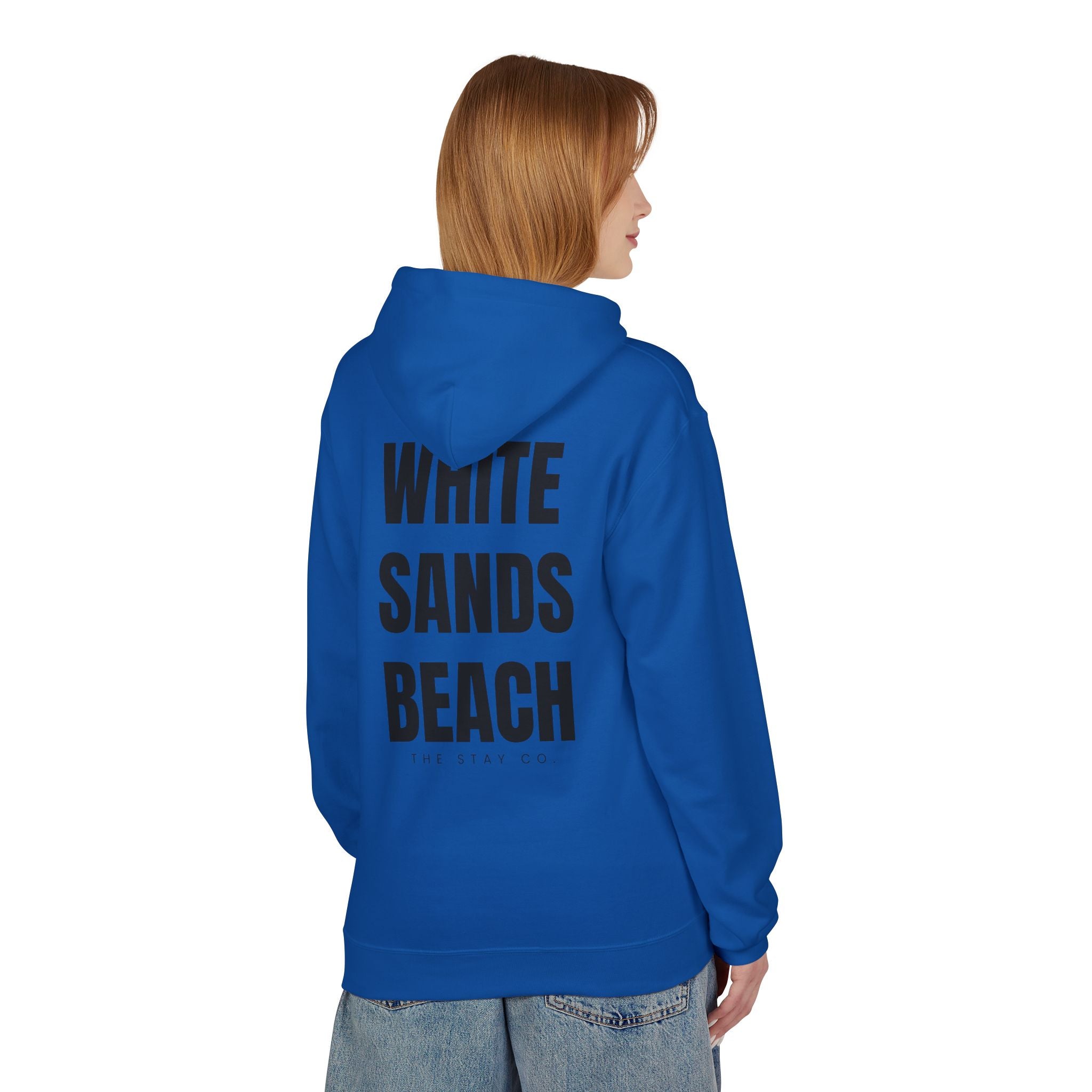 Adult- "Out Of Office" (Front) "White Sands Beach" (Back) - Hoodie