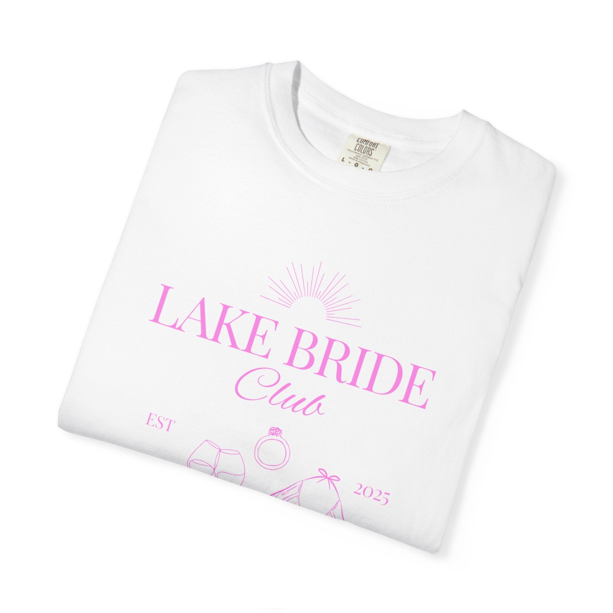 "Lake Bride " Unisex T-Shirt, Bridal Party Gift, Bachelorette and wedding parties, Bachelorette Weekend Tee, Nautical Theme Shirt
