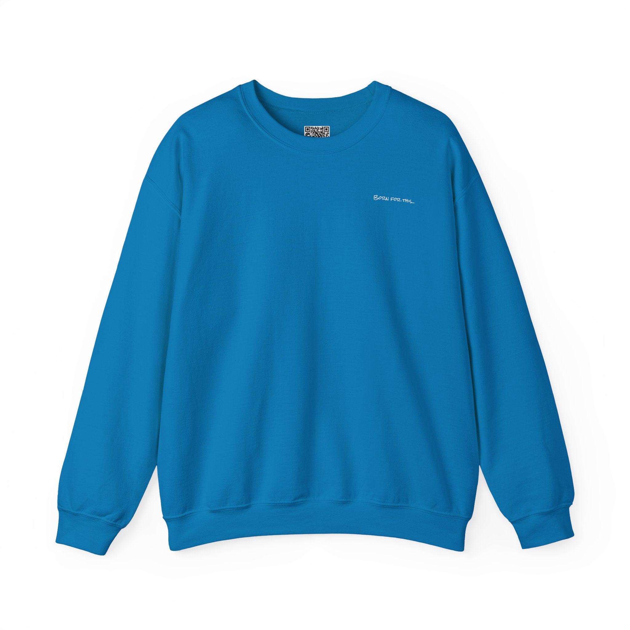 Adult- "Born for this"- (Front)  "In My Lake Era" (Back)- White Writing- Unisex Crewneck Sweatshirt