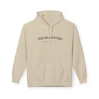 Adult-The Hamptons - Black Writing Hoodie