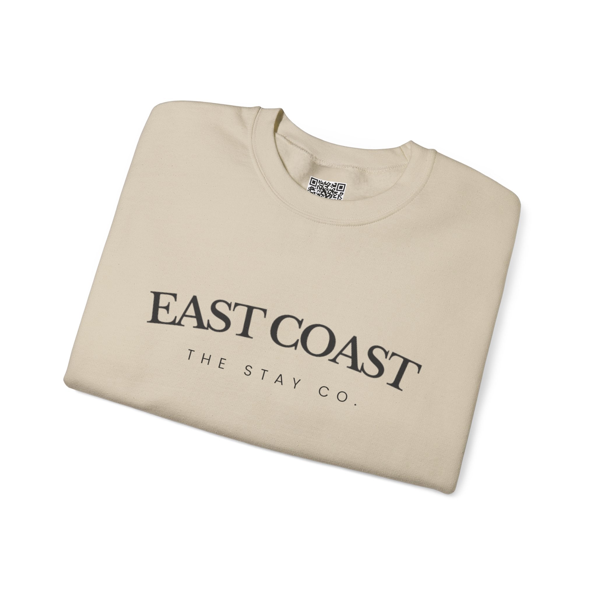 East Coast Crewneck (Black Text)