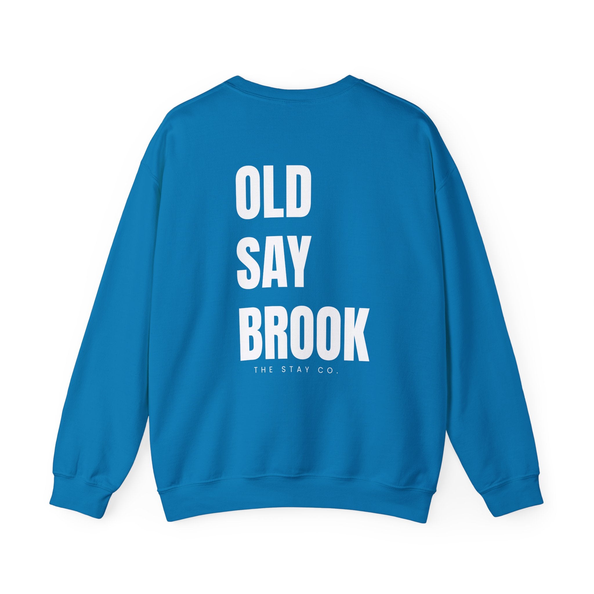 Adult- Old Saybrook Crewneck Sweatshirt With Association Logo On Front