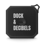Dock & Decibels-Portable Bluetooth Speaker for Outdoor Adventures, Waterproof, Lightweight, Camping, Hiking, Music on The Go