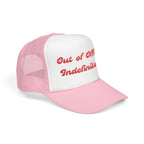 Out of Office Indefinitely- Embroidered Foam Trucker Hat - Casual Summer Style