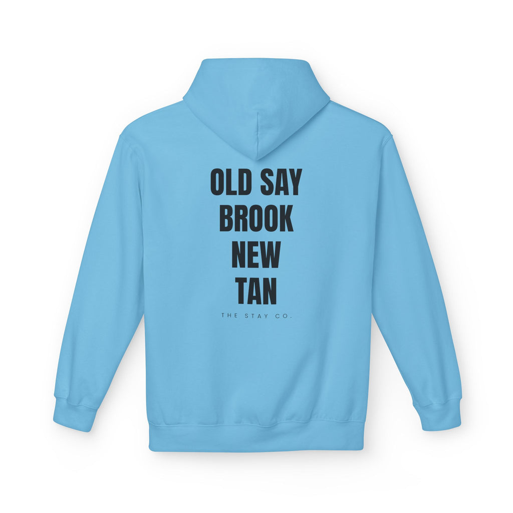 Adult- "Out Of Office" (Front) "Old Saybrook New Tan" (Back) - Hoodie