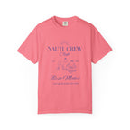 Matching shirt- "Nauti Crew-Best Mates" T-shirt, Unisex Garment-Dyed Tee for Bachelorette and Wedding Parties by the Lake-Perfect for Summer Vacations, Boating Trips, Family Gatherings