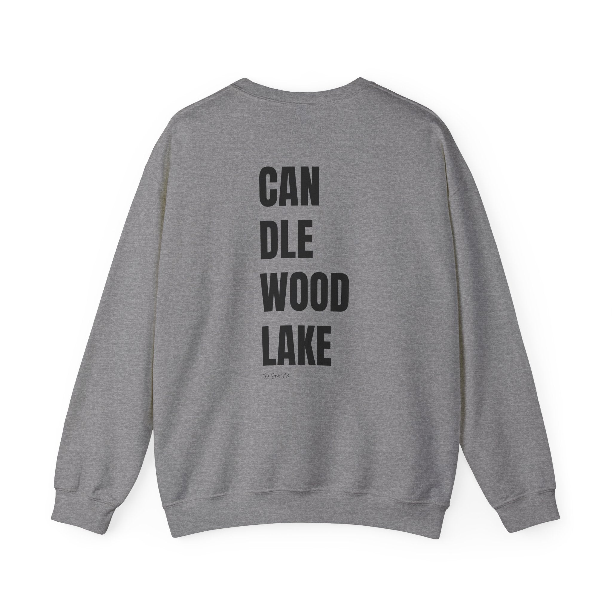 Catch me at.. Candlewood Lake Crewneck (Back Text)