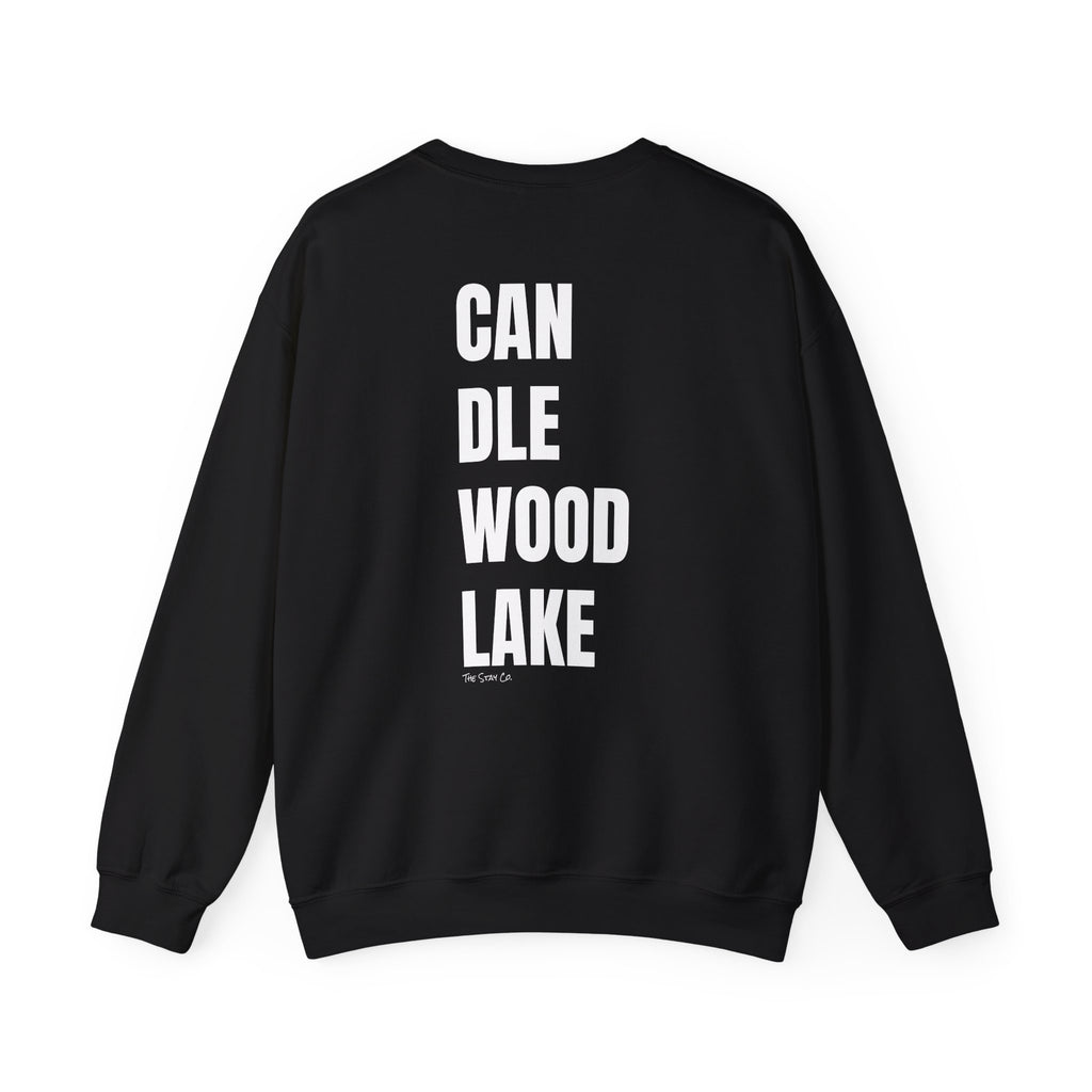 Catch Me at Candlewood Lake Crewneck (White Text)