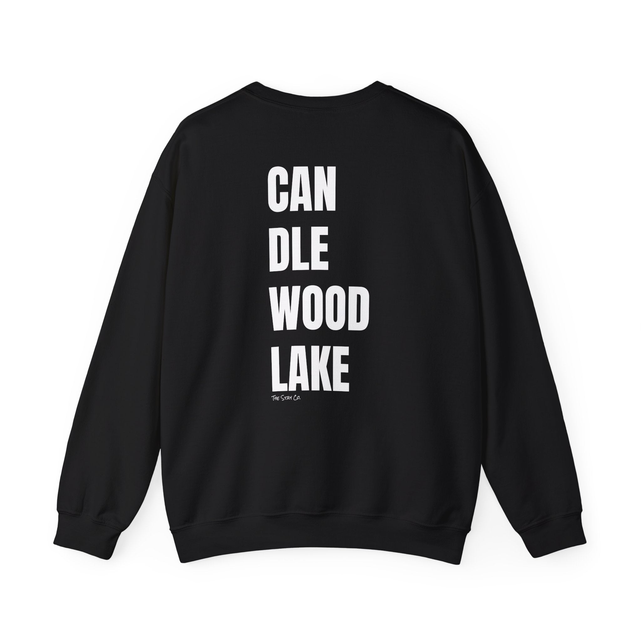 Catch Me at Candlewood Lake Crewneck (White Text)