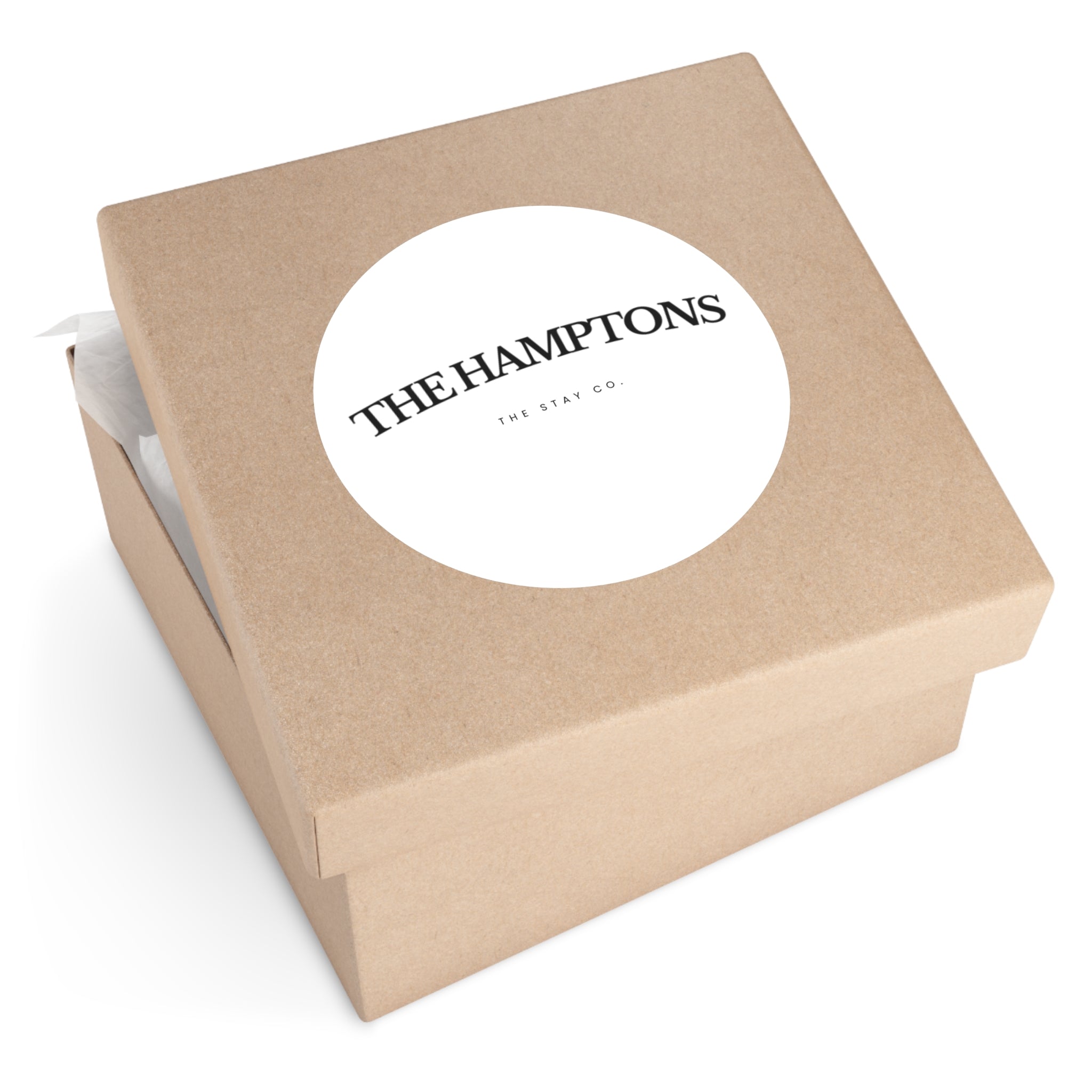 The Hamptons Round Stickers